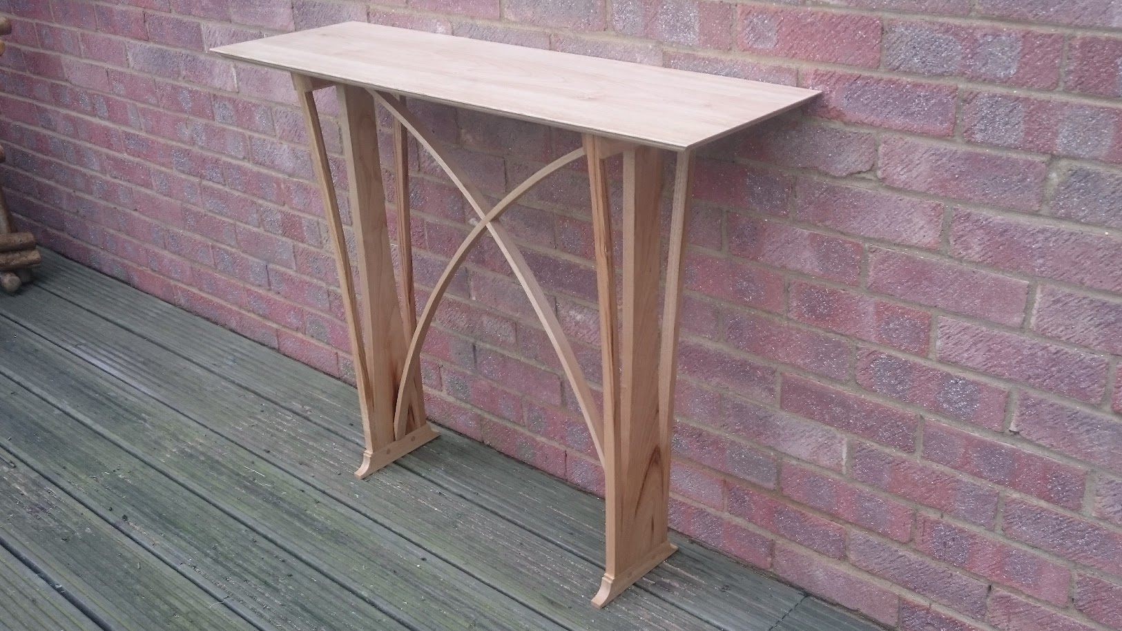 Chestnut hallway table