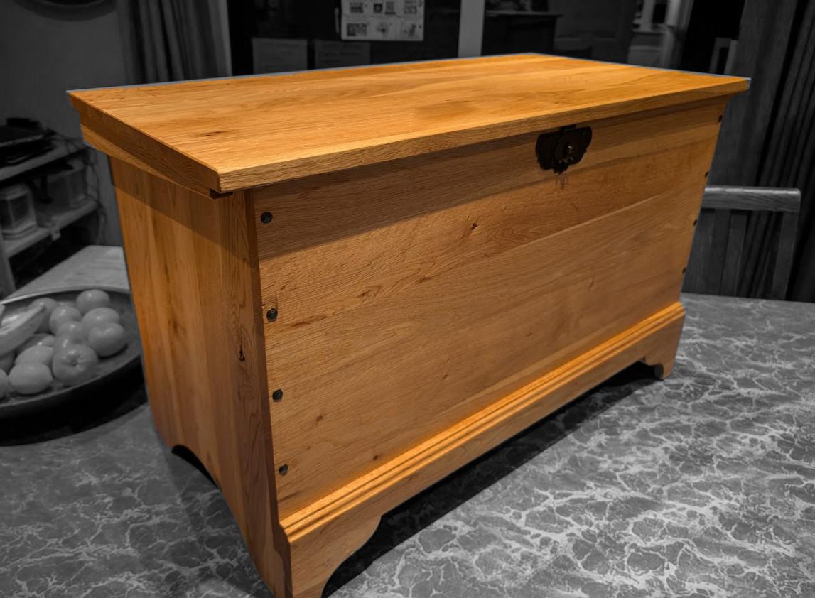 Oak toy / blanket chest