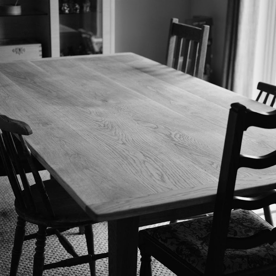 French oak dining (and gaming) table